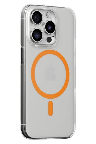 Joko iPhone 13 Pro Max Kılıf Bubble Magsafe Kapak - Turuncu resmi