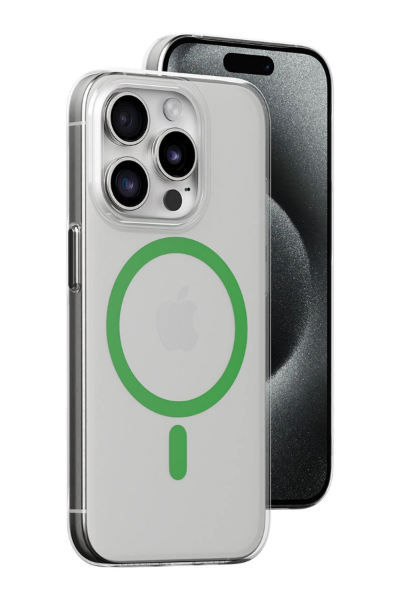 Joko iPhone 13 Pro Max Kılıf Bubble Magsafe Kapak - Yeşil resmi