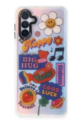 Newface Samsung Galaxy A04S Kılıf Estoril Desenli Kapak - Estoril - 15 resmi