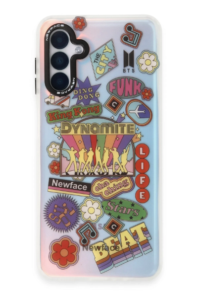 Newface Samsung Galaxy A04S Kılıf Estoril Desenli Kapak - Estoril - 14 resmi