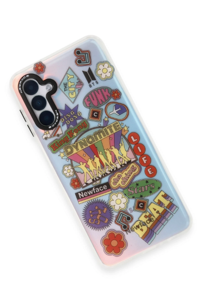 Newface Samsung Galaxy A04S Kılıf Estoril Desenli Kapak - Estoril - 14 resmi