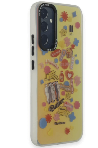 Newface Samsung Galaxy A34 5G Kılıf Estoril Desenli Kapak - Estoril - 16 resmi