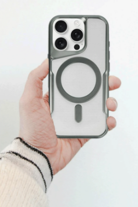 Newface iPhone 14 Pro Kılıf Boyi Magsafe Silikon Kapak - Siyah resmi