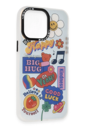 Newface iPhone 14 Pro Max Kılıf Estoril Desenli Kapak - Estoril - 15 resmi