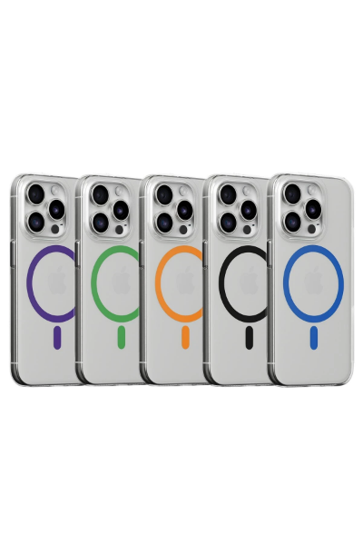 Joko iPhone 15 Pro Max Kılıf Bubble Magsafe Kapak - Mor resmi