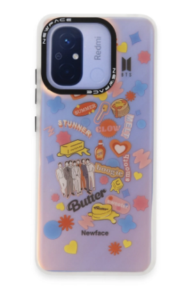 Newface Xiaomi Redmi 12C Kılıf Estoril Desenli Kapak - Estoril - 16 resmi