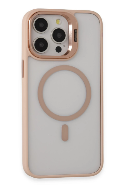 Joko iPhone 14 Pro Kılıf Roblox Lens Magsafe Standlı Kapak - Pudra resmi