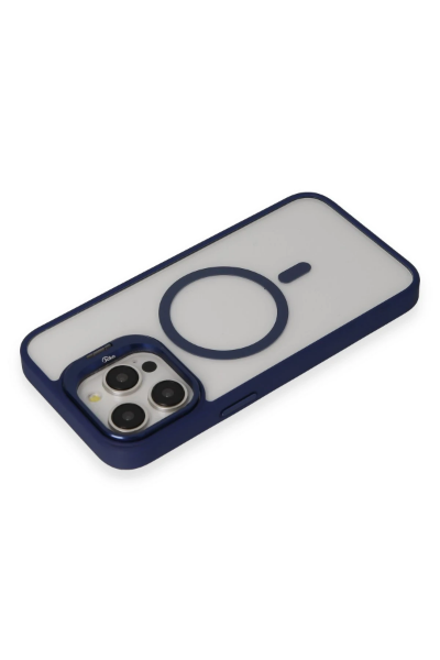 Joko iPhone 14 Pro Max Kılıf Roblox Lens Magsafe Standlı Kapak - Lacivert resmi