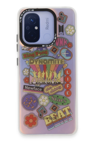 Newface Xiaomi Redmi 12C Kılıf Estoril Desenli Kapak - Estoril - 14 resmi