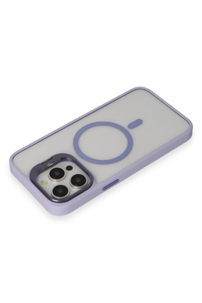 Joko iPhone 15 Pro Kılıf Roblox Lens Magsafe Standlı Kapak - Lila resmi