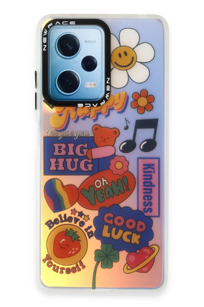 Newface Xiaomi Redmi Note 12 4G Kılıf Estoril Desenli Kapak - Estoril - 15 resmi