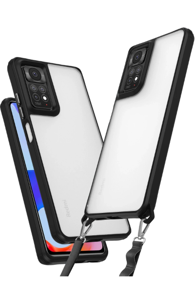 Newface Xiaomi Redmi Note 11 Pro Kılıf Penta Silikon Kılıf - Siyah resmi