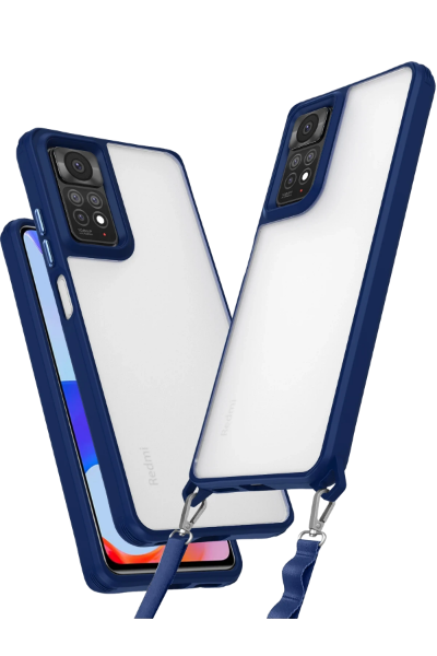 Newface Xiaomi Redmi Note 11 Pro Kılıf Penta Silikon Kılıf - Lacivert resmi