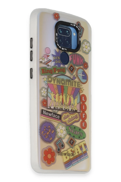 Newface Xiaomi Redmi Note 9 Kılıf Estoril Desenli Kapak - Estoril - 14 resmi