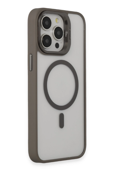 Joko iPhone 14 Pro Kılıf Roblox Lens Magsafe Standlı Kapak - Titan Gri resmi