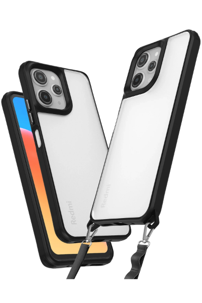 Newface Xiaomi Redmi 12 Kılıf Penta Silikon Kılıf - Siyah resmi