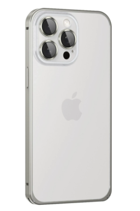 Joko iPhone 15 Pro Max Metal Bumper Mat Kapak - Gri resmi