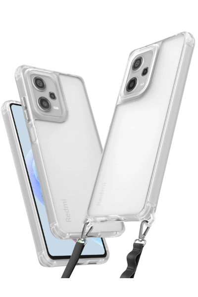 Newface Xiaomi Redmi Note 12 Pro 5G Kılıf Penta Silikon Kılıf - Şeffaf resmi