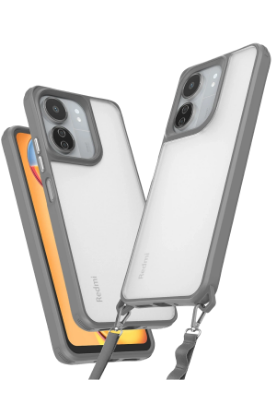 Newface Xiaomi Redmi 13C Kılıf Penta Silikon Kılıf - Titan Gri resmi
