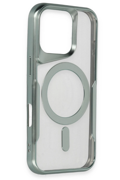 Newface iPhone 16 Pro Kılıf Boyi Magsafe Silikon Kapak - Lacivert resmi