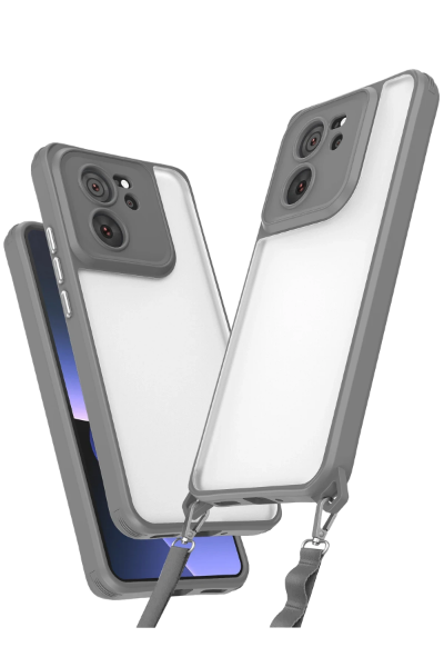 Newface Xiaomi Mi 13T Pro Kılıf Penta Silikon Kılıf - Titan Gri resmi