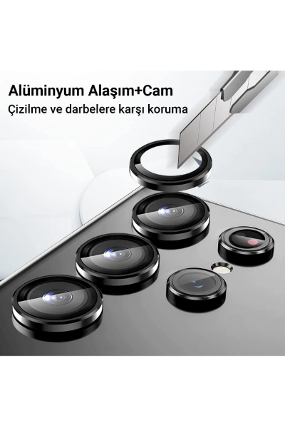 Newface Samsung Galaxy Z Fold 5 Valdez Metal Kamera Lens - Mavi resmi
