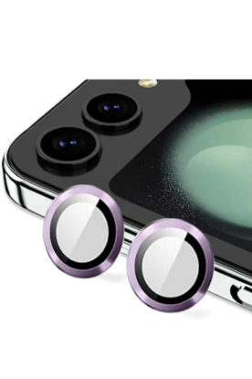 Newface Samsung Galaxy Z Flip 5 Valdez Metal Kamera Lens - Derin Mor resmi