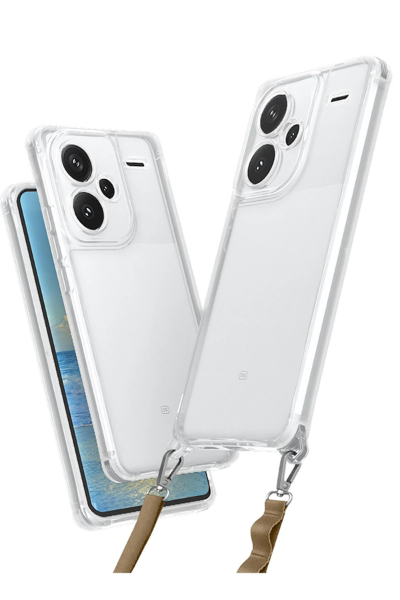 Newface Xiaomi Redmi Note 13 Pro Plus Kılıf Penta Silikon Kılıf - Şeffaf resmi
