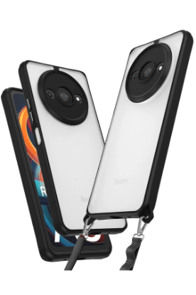 Newface Xiaomi Redmi A3 4G Kılıf Penta Silikon Kılıf - Siyah resmi