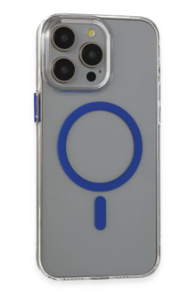 Joko iPhone 15 Pro Max Bubble Magsafe Kapak - Lacivert resmi