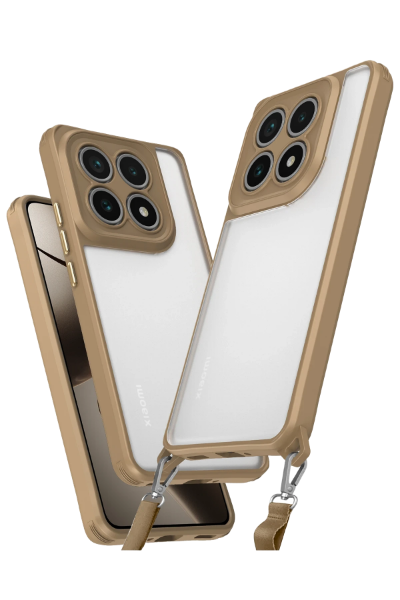 Newface Xiaomi Mi 14T Pro Kılıf Penta Silikon Kılıf - Çöl Titanyum resmi