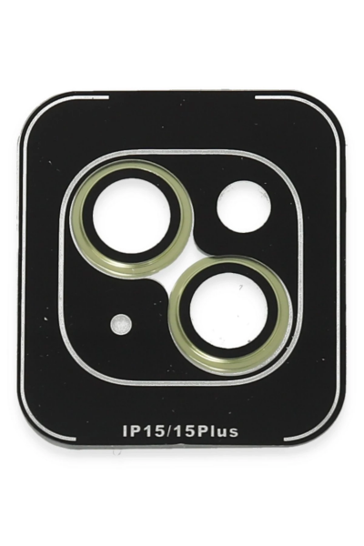 Joko iPhone 15 PVD Metal Kamera Lens - Sarı resmi
