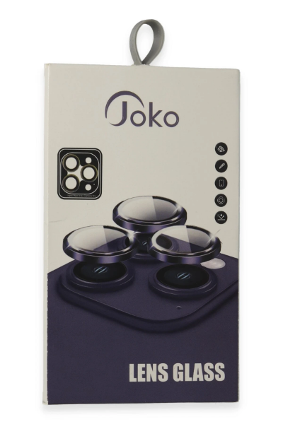 Joko iPhone 15 PVD Metal Kamera Lens - Sarı resmi