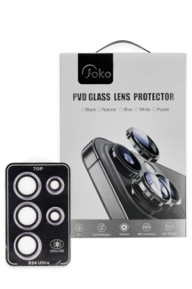 Joko Samsung Galaxy S24 Ultra PVD Metal Kamera Lens - Pembe resmi
