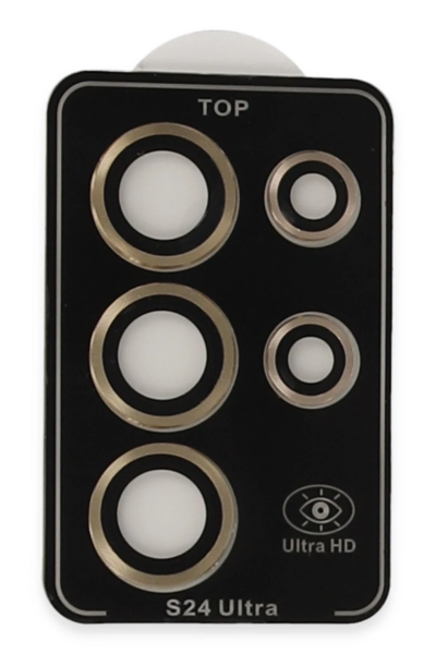 Joko Samsung Galaxy S24 Ultra PVD Metal Kamera Lens - Gold resmi