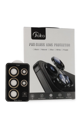 Joko Samsung Galaxy S23 Ultra PVD Metal Kamera Lens - Gold resmi