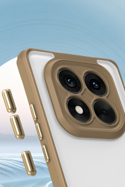 Newface Xiaomi Redmi Note 14 Pro Plus Kılıf Penta Silikon Kılıf - Çöl Titanyum resmi