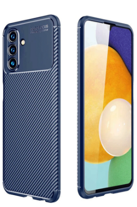 Newface Samsung Galaxy A26 Kılıf Auto Focus Karbon Kapak - Lacivert resmi