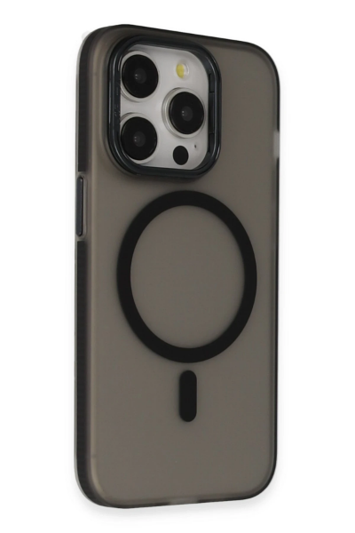 Joko iPhone 14 Pro Max Frost Standlı Magsafe Kapak - Siyah resmi