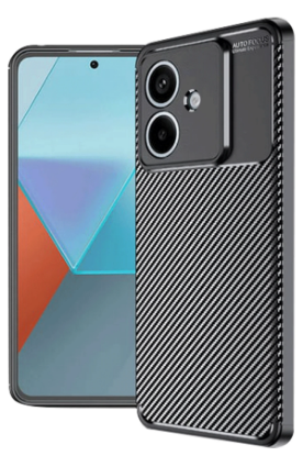 Newface Oppo A3 Kılıf Auto Focus Karbon Kapak - Siyah resmi