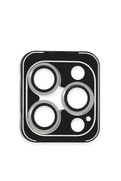 Joko iPhone 16 Pro Max PVD Metal Kamera Lens - Gümüş resmi