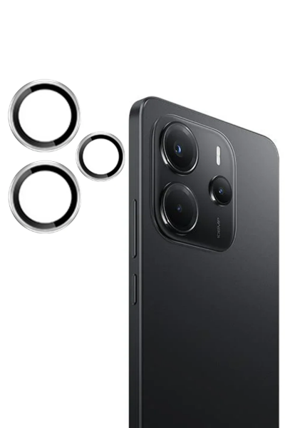 Joko Xiaomi Redmi Note 14 4G PVD Metal Kamera Lens - Gümüş resmi