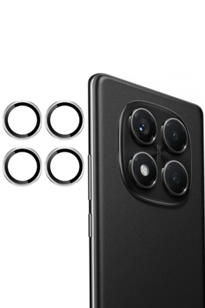 Joko Xiaomi Redmi Note 14 Pro 4G PVD Metal Kamera Lens - Gümüş resmi