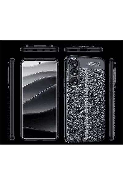 Newface Samsung A56 Kılıf Auto Focus Kapak - Siyah resmi