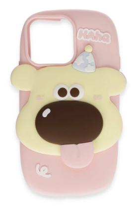 Newface iPhone 15 Pro Kılıf Poky Karakter Silikon Kapak - Desen 6 resmi