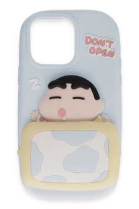 Newface iPhone 15 Pro Max Kılıf Poky Karakter Silikon Kapak - Desen 3 resmi