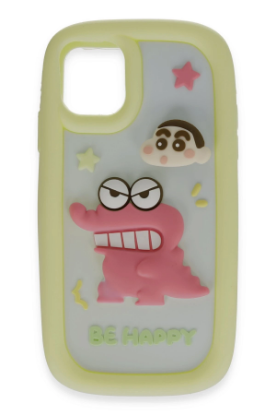 Newface iPhone 15 Pro Max Kılıf Poky Karakter Silikon Kapak - Desen 4 resmi