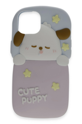 Newface iPhone 15 Pro Max Kılıf Poky Karakter Silikon Kapak - Desen 9 resmi