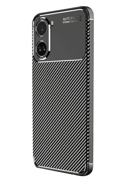 Newface Xiaomi Poco X7 Pro Kılıf Auto Focus Karbon Kapak - Siyah resmi