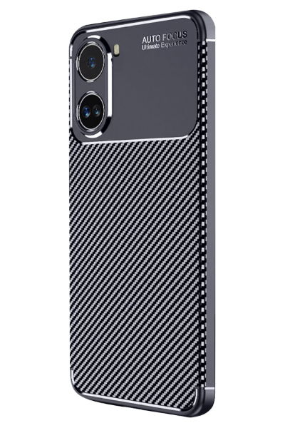 Newface Xiaomi Poco X7 Pro Kılıf Auto Focus Karbon Kapak - Lacivert resmi